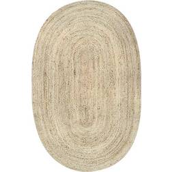 Nuloom Rigo White, Natural 121.9x182.9cm