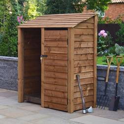 Rutland County Garden Furniture Cottesmore 6Ft Tool Store Rustic Brown