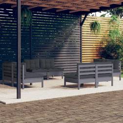 vidaXL antracit dynor Loungeset