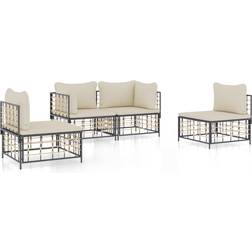 vidaXL 4 delar Loungeset