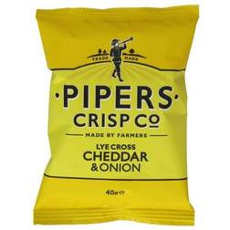 Pipers 2 Pipers Cheddar & Onion Crisps Crisps snacks 120g