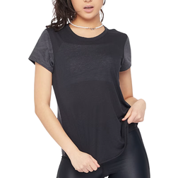 Under Armour Women's Streaker Jacquard T-shirt - Black