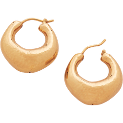 Monica Vinader Deia Chunky Medium Hoop Earrings - Gold