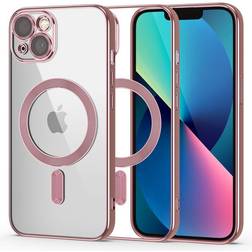 Tech-Protect iPhone 13 Mobilskal Magsafe Shine Roseguld