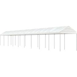 vidaXL Paviljong tak vit 20,07x2,28x2,69