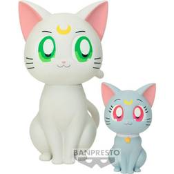 Banpresto Sailor Moon Cosmos Movie Artemis & Diana Figure Sofvimates 15Cm