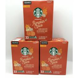 Starbucks of 6 pumpkin spice coffee k-cup