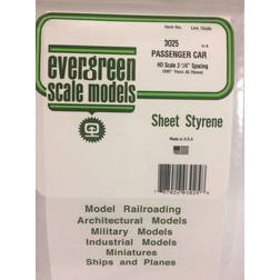 Evergreen EG3025 White Sheet Passenger Car