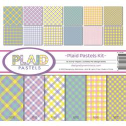 Reminisce collection kit 12"x12"-plaid pastels