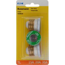 Bussmann Time Delay Plug Fuse 3 pk