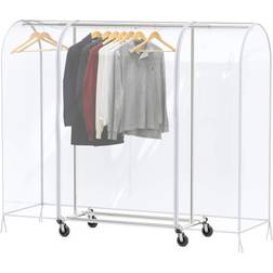 Simple Houseware Clear Garment Rack Cover