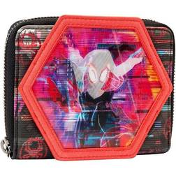 Loungefly Marvel Across the Spider-Verse Lenticular Zip Around Wallet, Mehrfarbig/Meereswellen Ocean