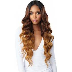 Sensationnel human blend butta hd lace front wig ocean wave