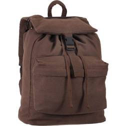 Rothco Canvas Daypack, Earth Brown