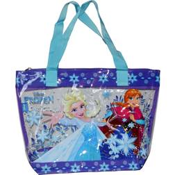 Frozen large pvc carry-all clear tote