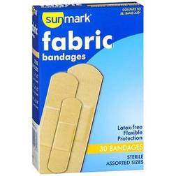 Sunmark Fabric Bandages Assorted Sizes