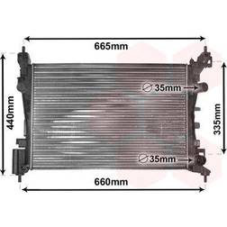 Van Wezel 37002408 Kühler, Motorkühlung