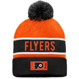 Fanatics NHL Philadelphia Flyers Authentic Pro Rink Pom Knit Beanie, Men's, Black