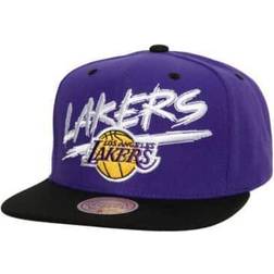 Mitchell & Ness Lakers Transcript Snapback, Male, Ropa, sombreros y gorras