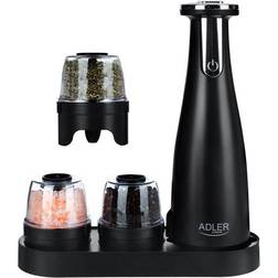 Adler Salt pepper AD 4449b Pepparkvarn, Saltkvarn 3st 26.3cm