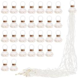 Sparkle and Bash No Mess White Throw Streamers for Birthday Party, Wedding Reception, Opening 30 Pack