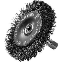 Century Drill Drill Radial Wire Brush 3" Dia. Steel Crimped