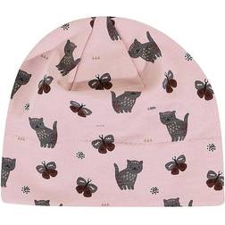 Sterntaler Slouch-Beanie Schmetterling/Katze rosa