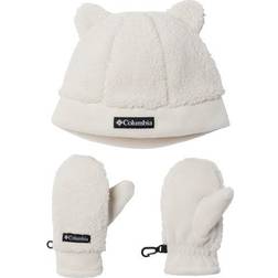 Columbia Toddler Rugged Ridge Beanie and Mitten Set- White O/S