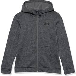 Under Armour Boys' Full Zip Hoodie, 012 Pitch Gray Black, Youth