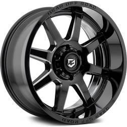 Off Road 762BM Pivot 18x9 5x5.5" +18mm Black/Milled Wheel Rim