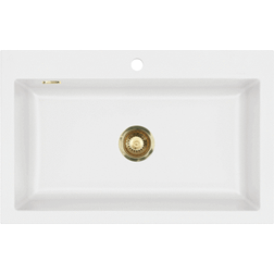 Lavabo Mera 80 Diskbänk 80 x 51 cm Matt Vit