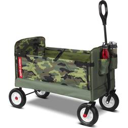 Radio Flyer 3-in-1 Off-Road Camouflaged EZ Fold Wagon, Multicolor