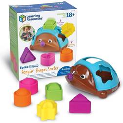 Learning Resources Spike the Fine Motor Hedgehog Poppin' Shapes Sorter