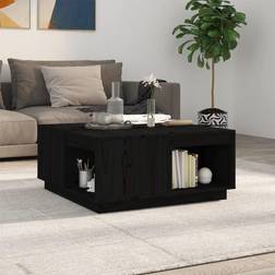 vidaXL 80x81x36,5 massivt fyrretræ Sofabord