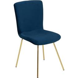 Beliani Set of 2 Velvet Kitchen Chair