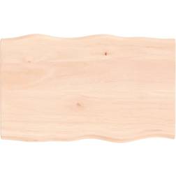 vidaXL 80x50x2 ubehandlet Skrivebord