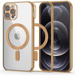 Tech-Protect iPhone 13 MagShine Cover MagSafe Kompatibel Gennemsigtig Guld