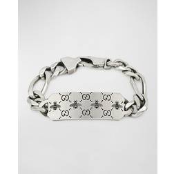 Gucci Signature Silver Bee Bracelet