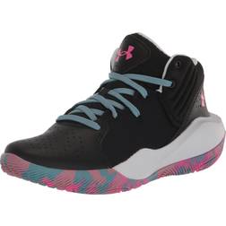 Under Armour Girls' Jet 21 Basketball Shoes Black/Pink