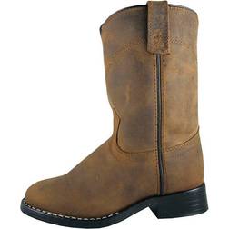 Smoky Mountain Boots Childs Roper Brn