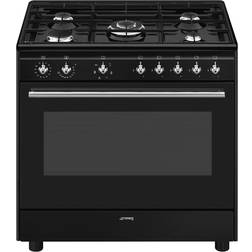 Smeg CX91GMBL Concert 90cm Stainless Steel, Black