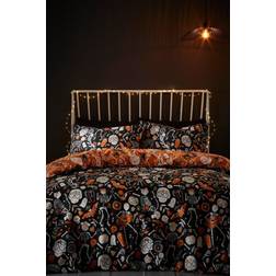 Bedlam Day Of The Dead Halloween Set Duvet Cover Black