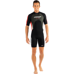 Cressi 2.5mm Med X Men's Shorty Wetsuit Black/Red