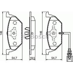 Bosch BP264 Bremsbeläge Vorderachse ECE-R90 zertifiziert