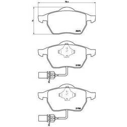 Brembo Bremsbeläge Vorne P 85 C5