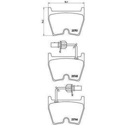 Brembo Scheibenbremse Vorderachse P 85