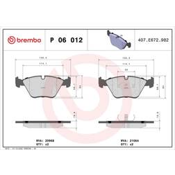 Brembo Scheibenbremse Vorderachse P