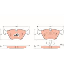 TRW GDB1404 Bremsbelagsatz
