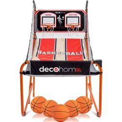 Deco Gear Arcade Basketball Game, 1-4 Player, Scoreboard, Balls