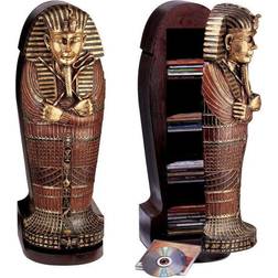 Design Toscano Tutankhamen Sarcophagus CD Storage Cabinet